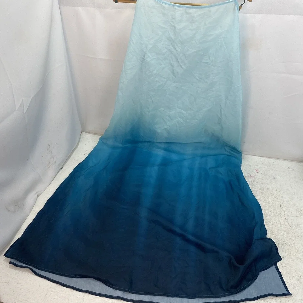 LA BLANCA NWT Ocean Oasis Over-The-Shoulder Midi Dress Size XS